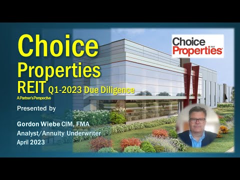 Due Diligence Presentation on Choice Properties REIT